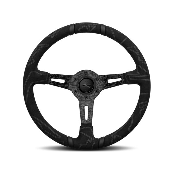 MOMO ULTRA BLACK EDITION – BLACK INSERT STEERING WHEEL