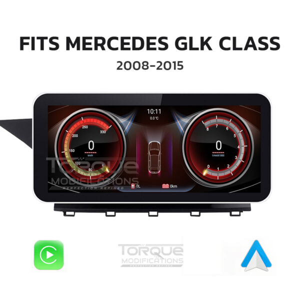 MERCEDES GLK CLASS X204 ANDROID 13 | MULTIMEDIA HD IPS TOUCHSCREEN DISPLAY + BUILT-IN WIRELESS CARPLAY & ANDROID AUTO 10.25″/ 12.3″ – Fits: 2008 – 2015 (LHD & RHD)