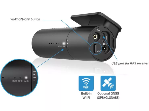 BLACKVUE DR590X-2CH 1080P DUAL-LENS FRONT & REAR DASHCAM WITH WI-FI