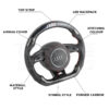 Audi A/S/RS Style (1st Gen) Customisable Steering Wheel (Fits 2013 – 2016 Audi A/S/RS Models)