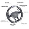 Audi Q Style Customisable Steering Wheel