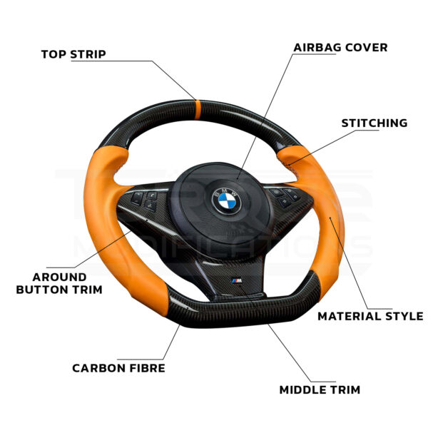 BMW E63 M6 Style Customisable Steering Wheel