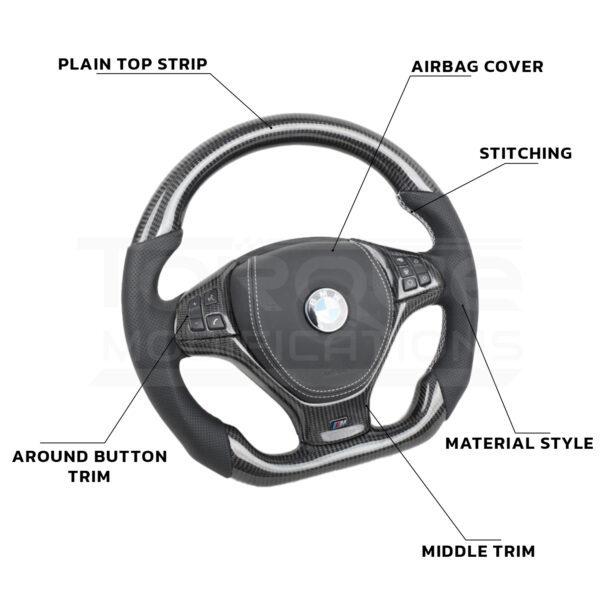 BMW E71 X6M Style Customisable Steering Wheel