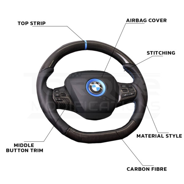 BMW I3 Style Customisable Steering Wheel