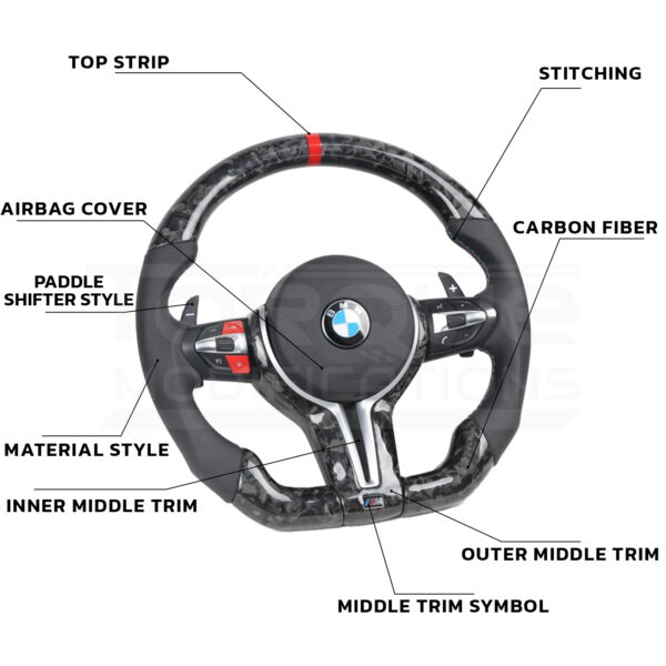 BMW M Style Customisable Steering Wheel