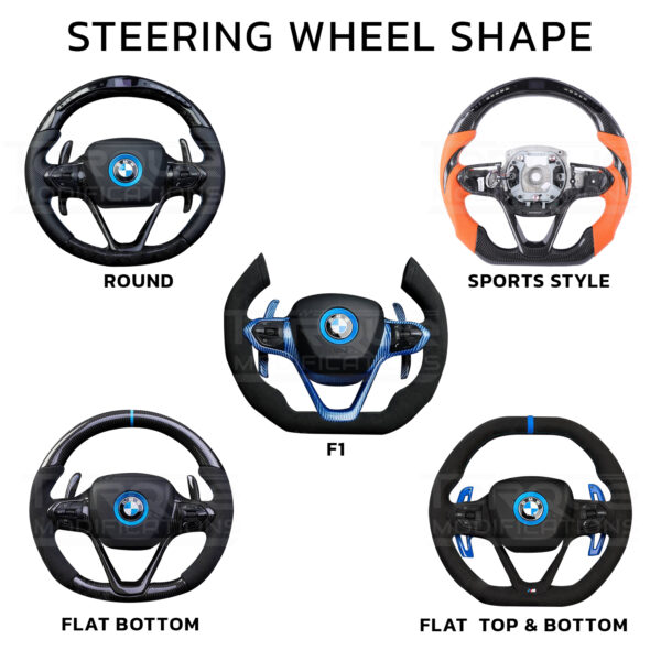 BMW i8 Style Customisable Steering Wheel