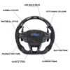 Ford Focus Customisable Steering Wheel (Fits 2010 – 2017)