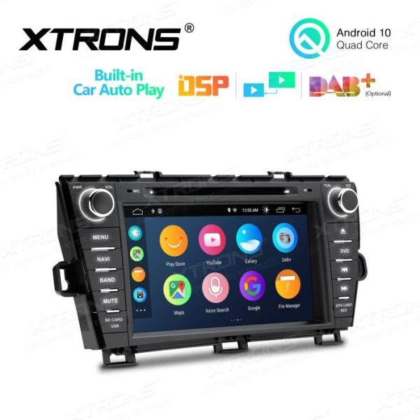 TOYOTA PRIUS 8” 2GB RAM & 32GB ROM ANDROID/IPHONE MULTIMEDIA CAR DVD PLAYER NAVIGATION SYSTEM WITH BUILT-IN CAR AUTOPLAY AND DSP (2009-13)