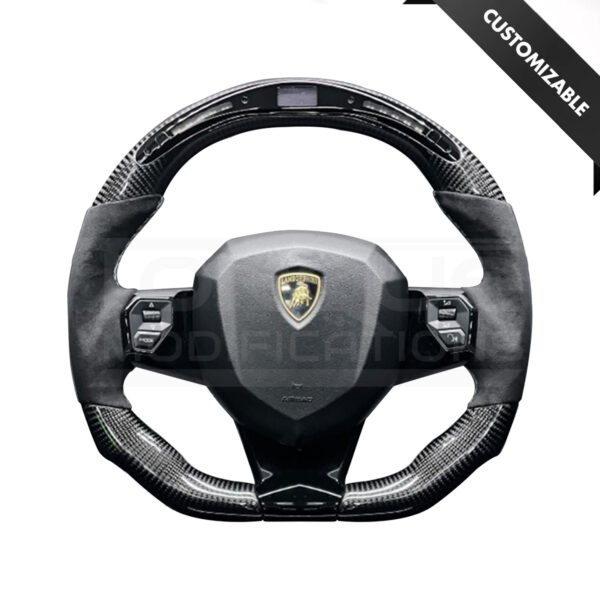 Lamborghini Aventador Style Customisable Steering Wheel