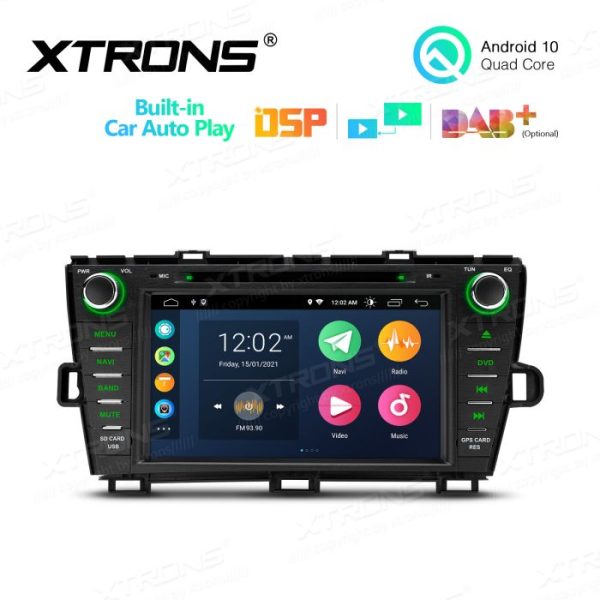 TOYOTA PRIUS 8” 2GB RAM & 32GB ROM ANDROID/IPHONE MULTIMEDIA CAR DVD PLAYER NAVIGATION SYSTEM WITH BUILT-IN CAR AUTOPLAY AND DSP (2009-13)