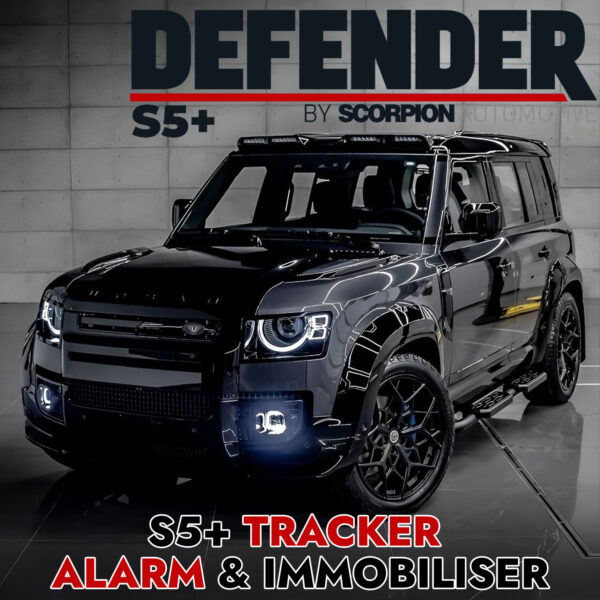 SCORPION DEFENDER S5+ PLUS TRACKER ALARM & IMMOBILISER