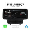 AUDI Q7 ANDROID 13 | MULTIMEDIA HD IPS TOUCHSCREEN DISPLAY + BUILT-IN WIRELESS CARPLAY & ANDROID AUTO 10.25″/ 12.3″ – Fits: 2009 – 2015 (LHD & RHD)