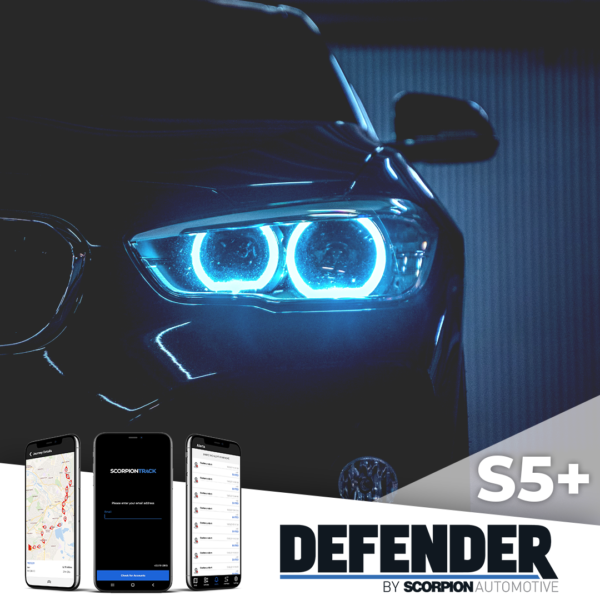 SCORPION DEFENDER S5+ PLUS TRACKER ALARM & IMMOBILISER