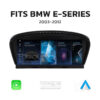 BMW E-SERIES ANDROID 13 | MULTIMEDIA HD IPS TOUCHSCREEN DISPLAY + BUILT-IN WIRELESS CARPLAY & ANDROID AUTO 8.8″ – Fits: 2003 – 2012 (LHD & RHD)