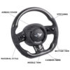 Mini Cooper 2nd Gen Style Customisable Steering Wheel