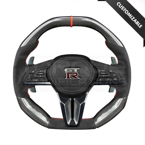 Nissan GT-R R35 Facelift Style Customisable Steering Wheel