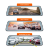 ROAD ANGEL HALO VIEW REAR VIEW MIRROR AND DASH CAM WITH 10″ TOUCH SCREEN & DUAL PARKING MODE