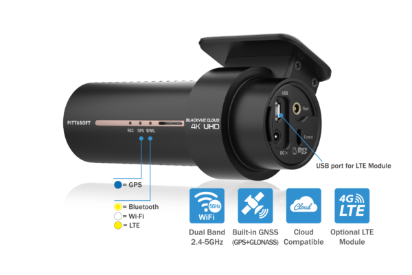 BLACKVUE DR970X-1CH 4K UHD DASH CAM WITH 64GB MICRO SD CARD