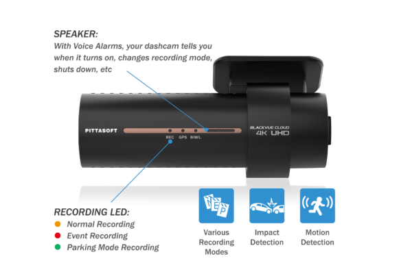 BLACKVUE DR970X-2CH FRONT & REAR DASH CAM WITH 64GB MICRO SD CARD