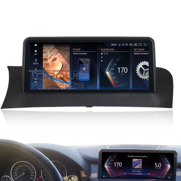 BMW X3 & X4 – F25 & F26 ANDROID 13 | MULTIMEDIA HD IPS TOUCHSCREEN DISPLAY + BUILT-IN WIRELESS CARPLAY & ANDROID AUTO 10.25″/ 12.3″ – Fits: 2010 – 2016 (LHD & RHD)