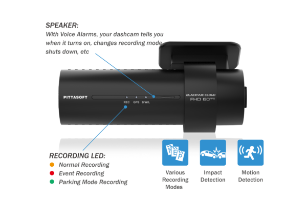 BLACKVUE DR770X-2CH FRONT & REAR DASH CAM WITH 64GB MICRO SD CARD