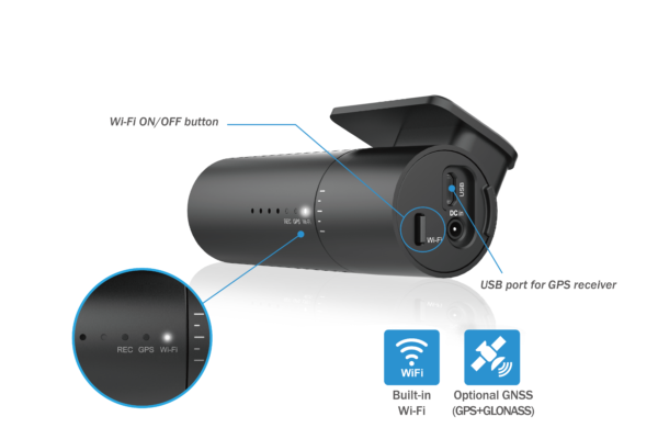 BLACKVUE DR590X-1CH DASH CAM WITH 32GB MICRO SD CARD