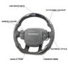 Range Rover Sport Svr L494 Style Customisable Steering Wheel