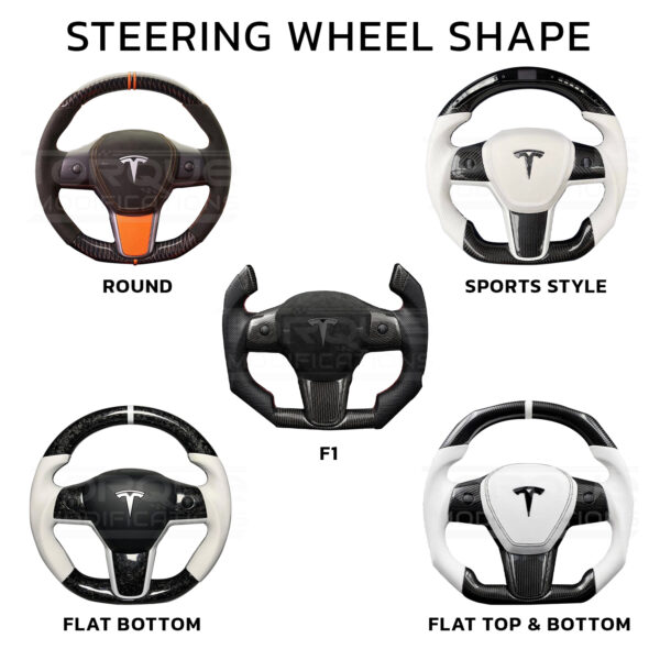 Tesla Model 3 Style Customisable Steering Wheel