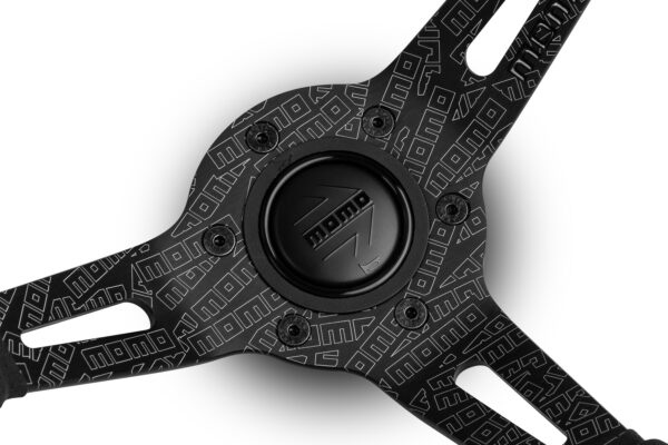 MOMO ULTRA BLACK EDITION – BLACK INSERT STEERING WHEEL