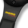 Momo Tuner- Black Leather Black Aluminium Spoke Steering Wheel