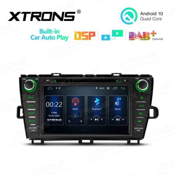 TOYOTA PRIUS 8” 2GB RAM & 32GB ROM ANDROID/IPHONE MULTIMEDIA CAR DVD PLAYER NAVIGATION SYSTEM WITH BUILT-IN CAR AUTOPLAY AND DSP (2009-13)