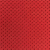 Perforated Suede Red